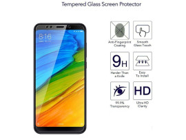 Tempered Glass / Screen Protector Guard Compatible for Redmi 5 (Transparent) with Easy Installation Kit (pack of 1)